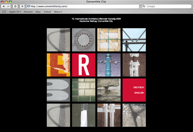Architektur Biennale Convertible City Web