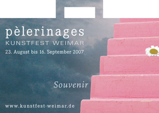 Kunstfest Weimar Flyer Souvenir