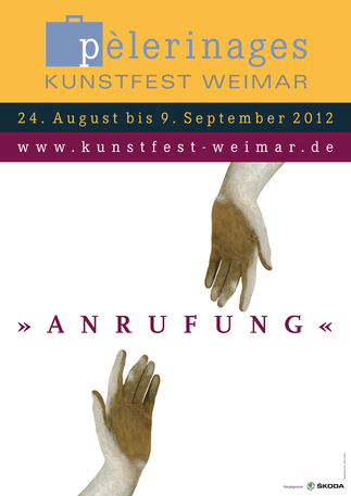 Kunstfest Weimar Plakat Anrufung
