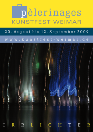 Kunstfest Weimar Plakat Irrlichter