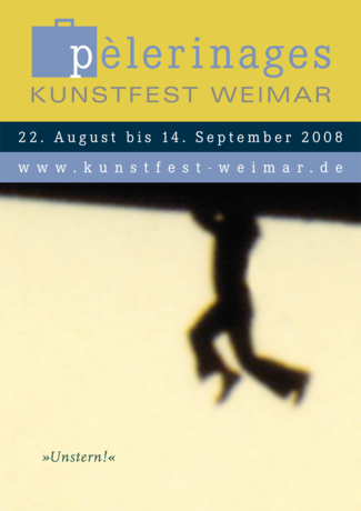 Kunstfest Weimar Plakat Unstern